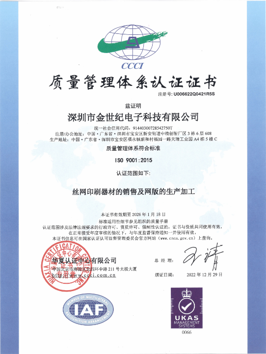 ISO质量管理体系